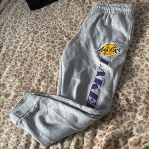 Los Angeles Lakers Gray Joggers